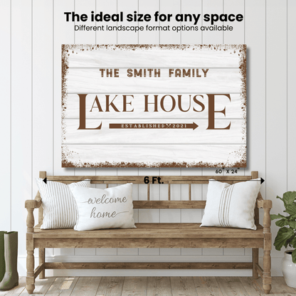 Lakehouse Personalized Canvas