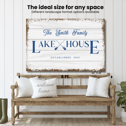 Lakehouse Personalized Canvas II