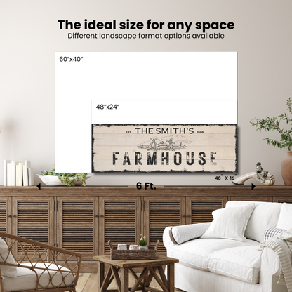 Farmhouse Canvas Sign (Free Shipping)