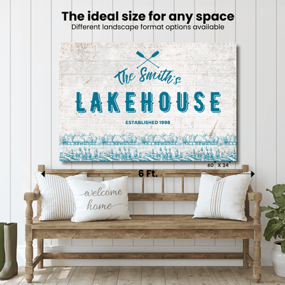 Lakehouse Canvas Signs