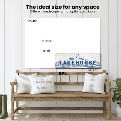 Lakehouse Canvas Signs II