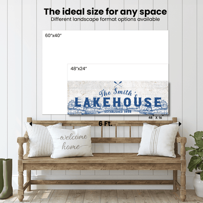 Lakehouse Canvas Signs II