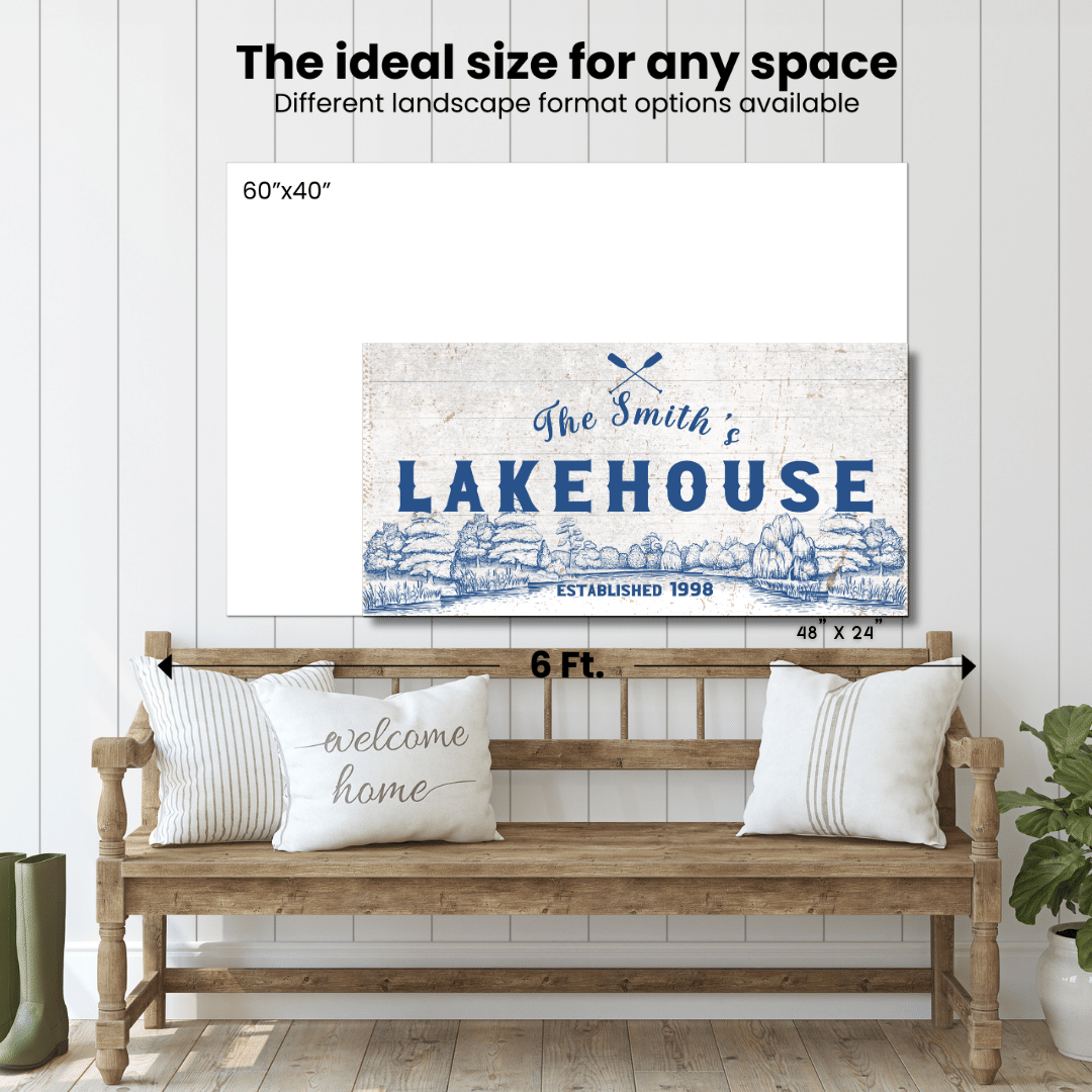 Lakehouse Canvas Signs II