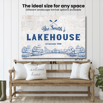 Lakehouse Canvas Signs II