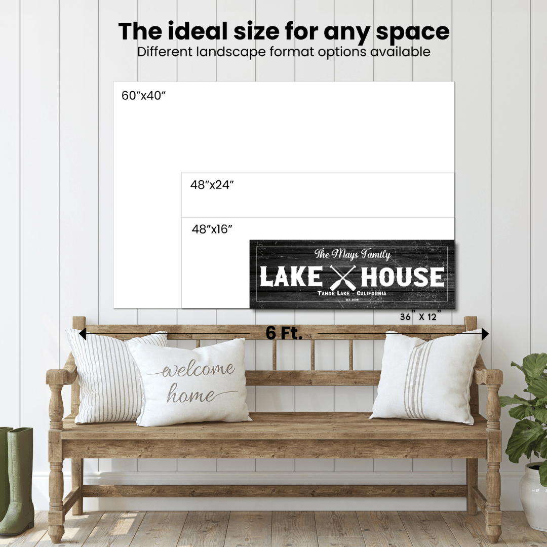 Lakehouse Canvas (Free Shipping)