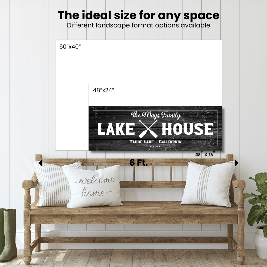 Lakehouse Canvas (Free Shipping)