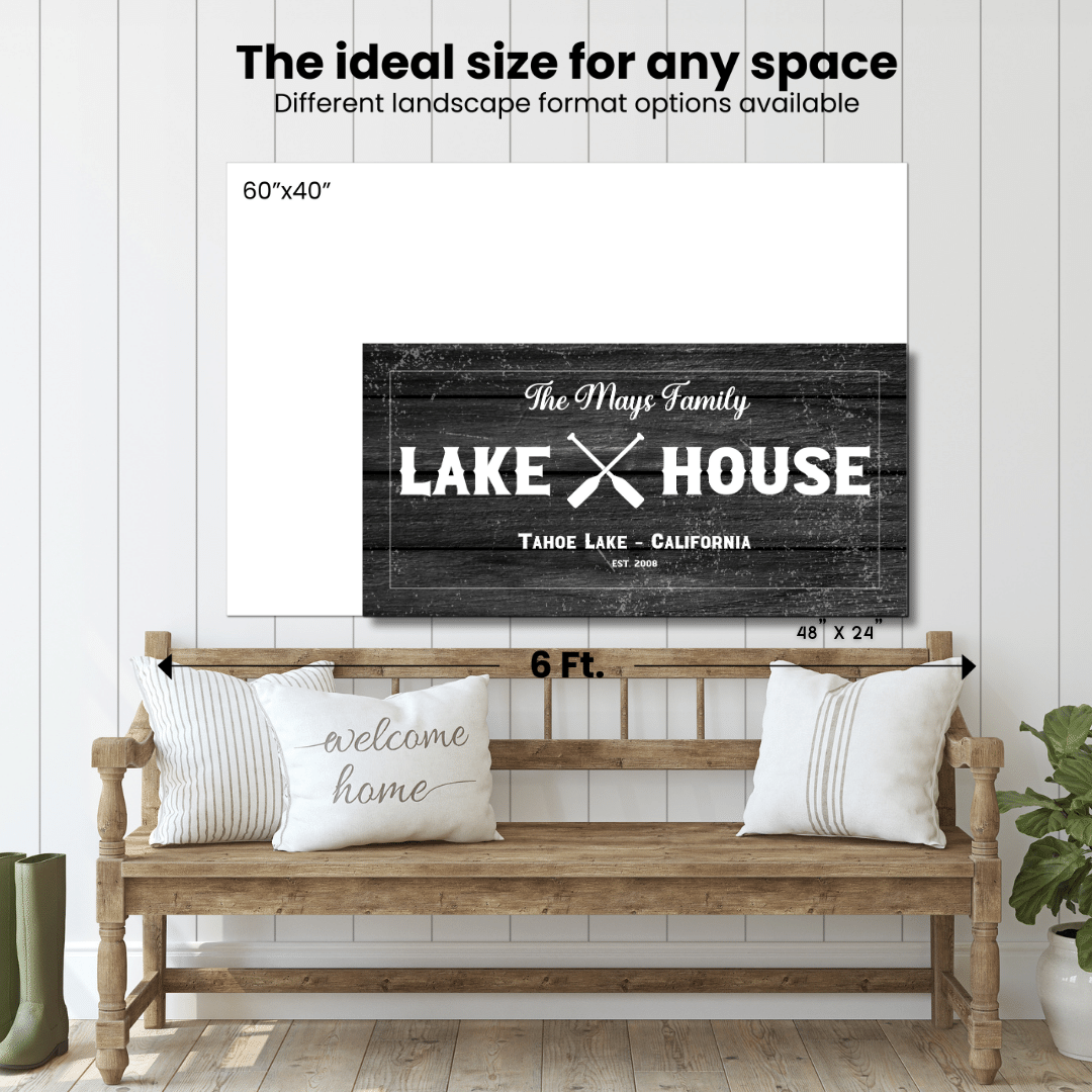 Lakehouse Canvas (Free Shipping)