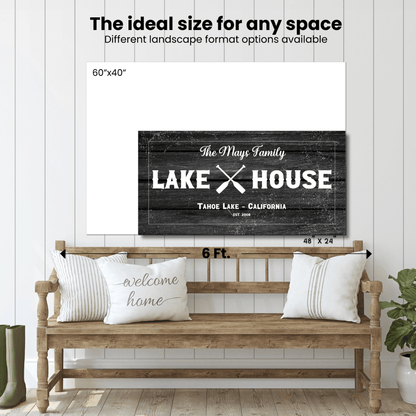 Lakehouse Canvas (Free Shipping)