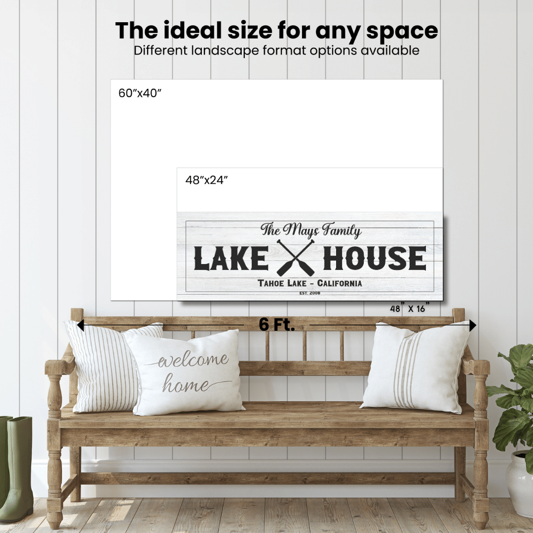 Lakehouse Canvas Personalized