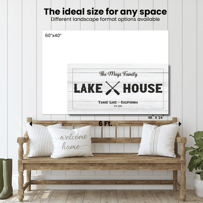 Lakehouse Canvas Personalized