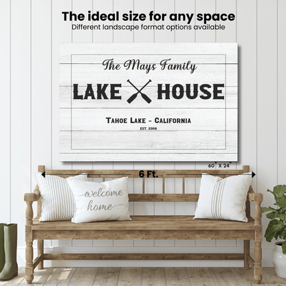 Lakehouse Canvas Personalized