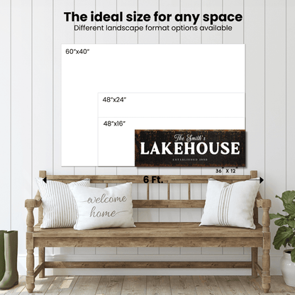 Lakehouse Canvas Wraps