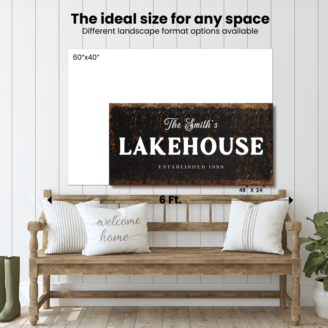 Lakehouse Canvas Wraps