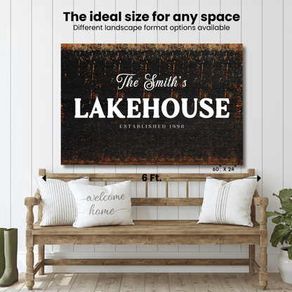 Lakehouse Canvas Wraps