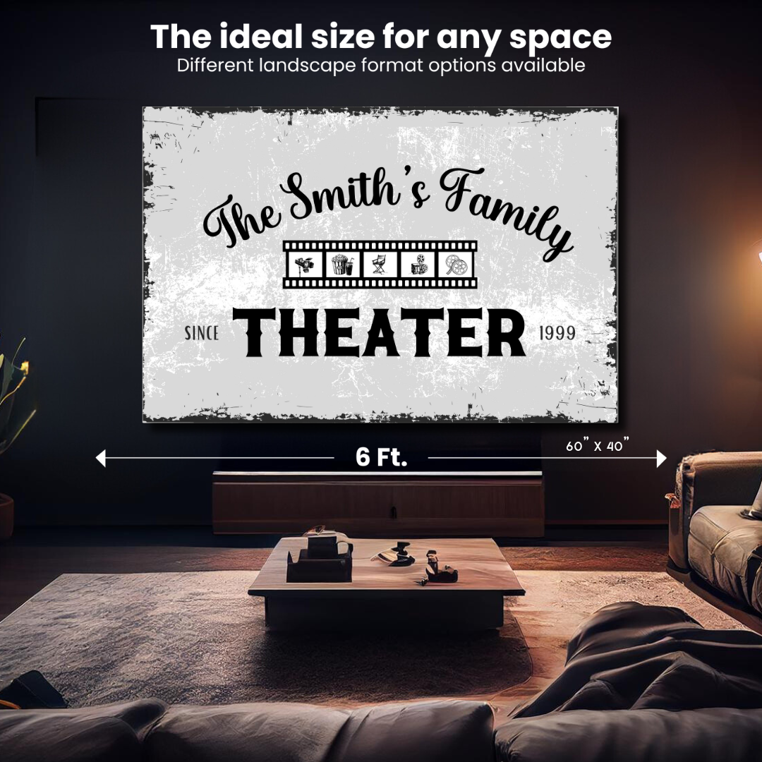 Theater Personalized Canvas