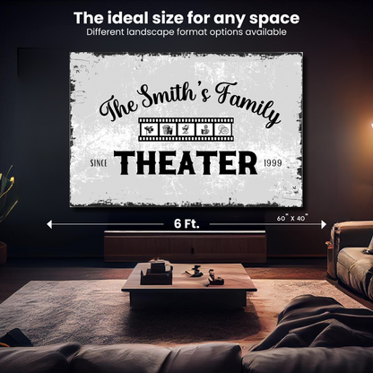 Theater Personalized Canvas