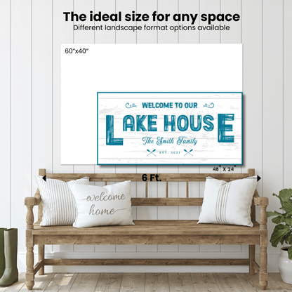 Lakehouse Canvas Signage