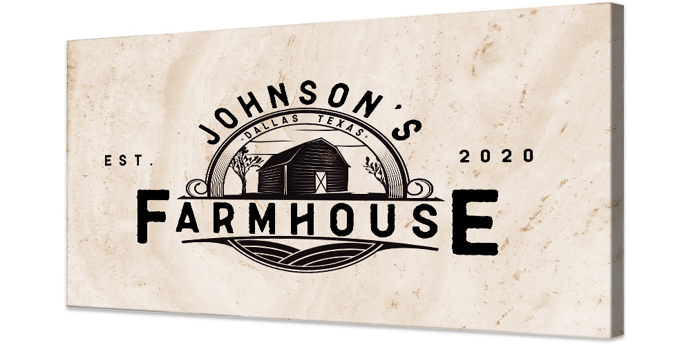 Farmhouse Personalized Canvas (Free Shipping)