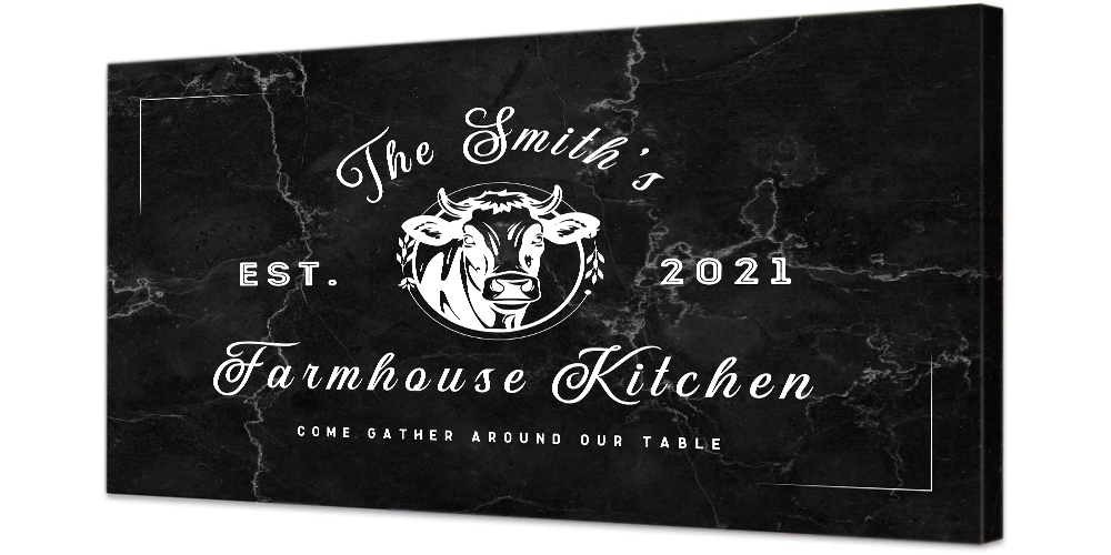 Farmhouse Canvas Wraps Personalized