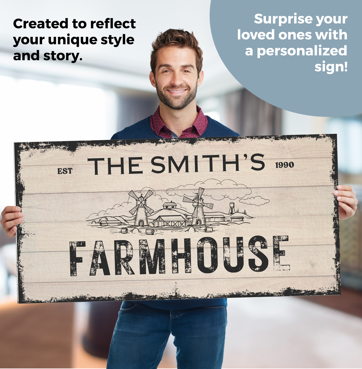 Farmhouse Canvas Sign (Free Shipping)