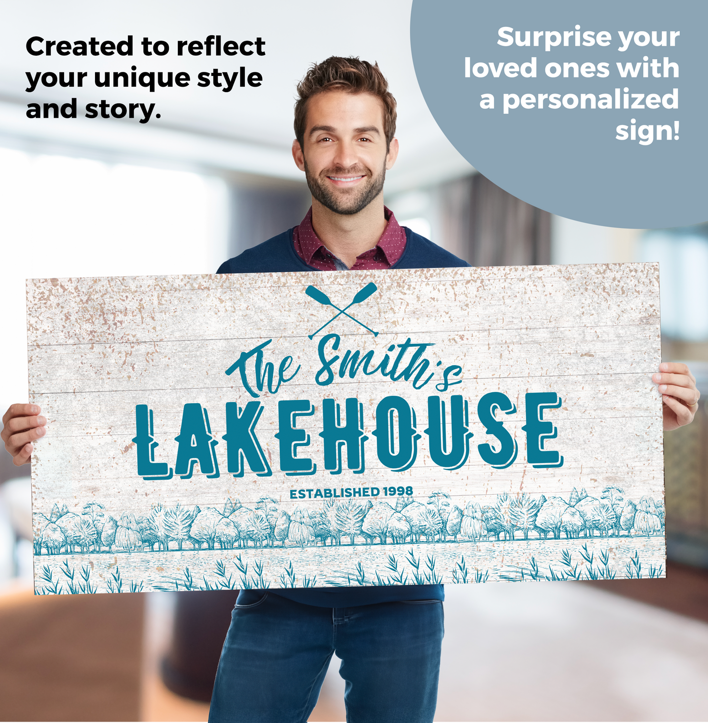 Lakehouse Canvas Signs