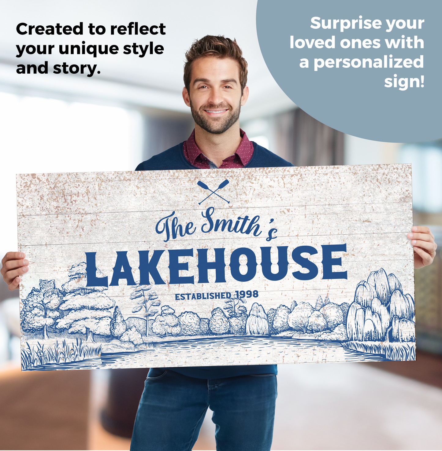 Lakehouse Canvas Signs II