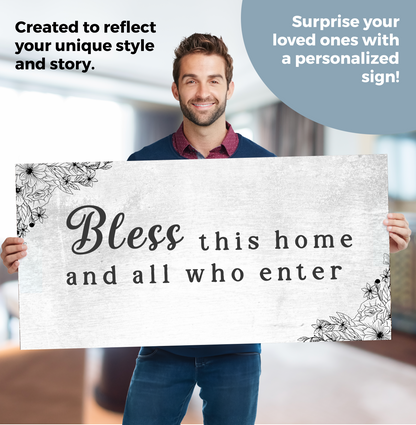 Bless This Home and All Who Enter (Free Shipping)