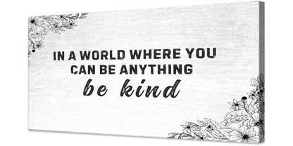 Be Kind Canvas (Free Shipping)