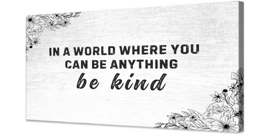 Be Kind Canvas (Free Shipping)