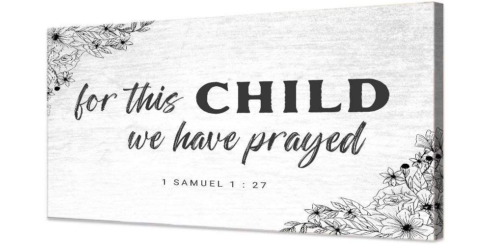 1 Samuel 1:27 - For This Child, We Have Prayed