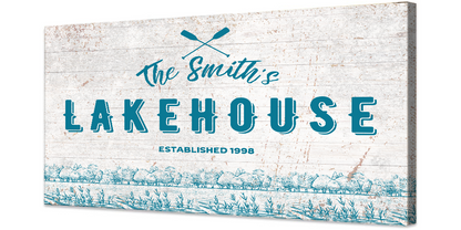 Lakehouse Canvas Signs