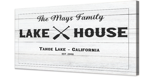 Lakehouse Canvas Personalized