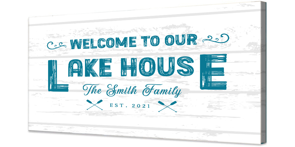 Lakehouse Canvas Signage