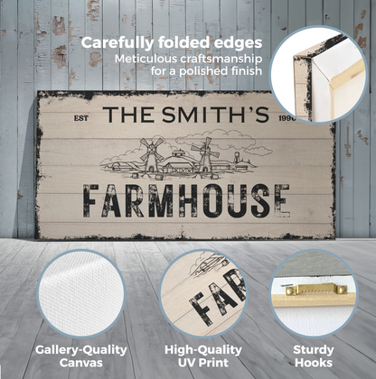 Farmhouse Canvas Sign (Free Shipping)