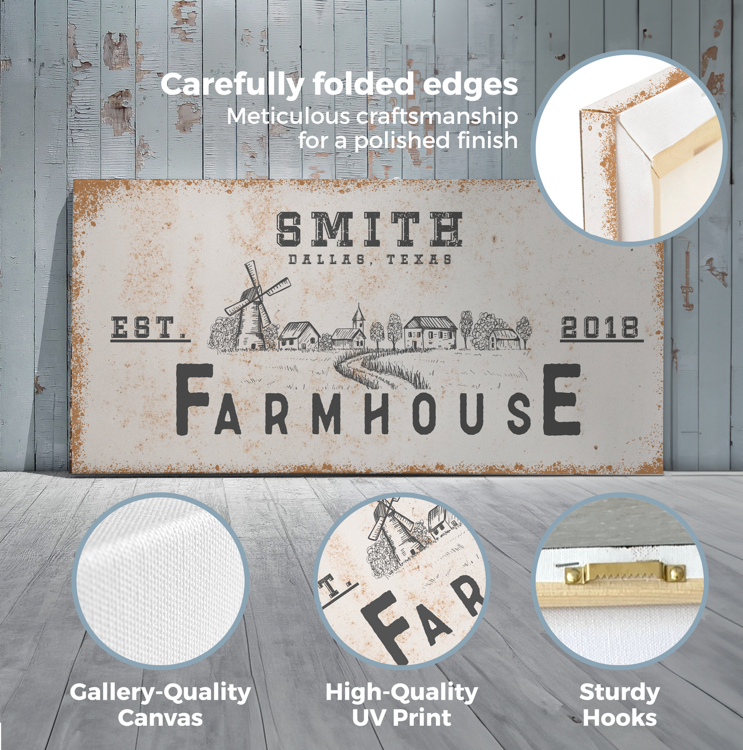 Farmhouse Rustic Canvas