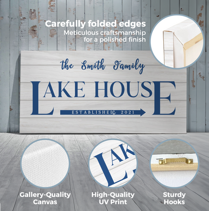 Lakehouse Personalized Canvas