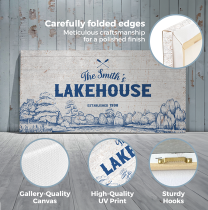 Lakehouse Canvas Signs II