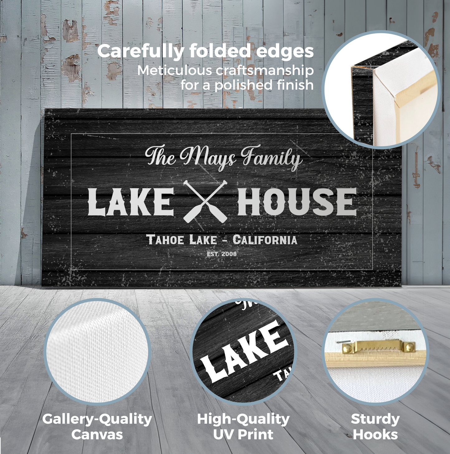 Lakehouse Canvas (Free Shipping)