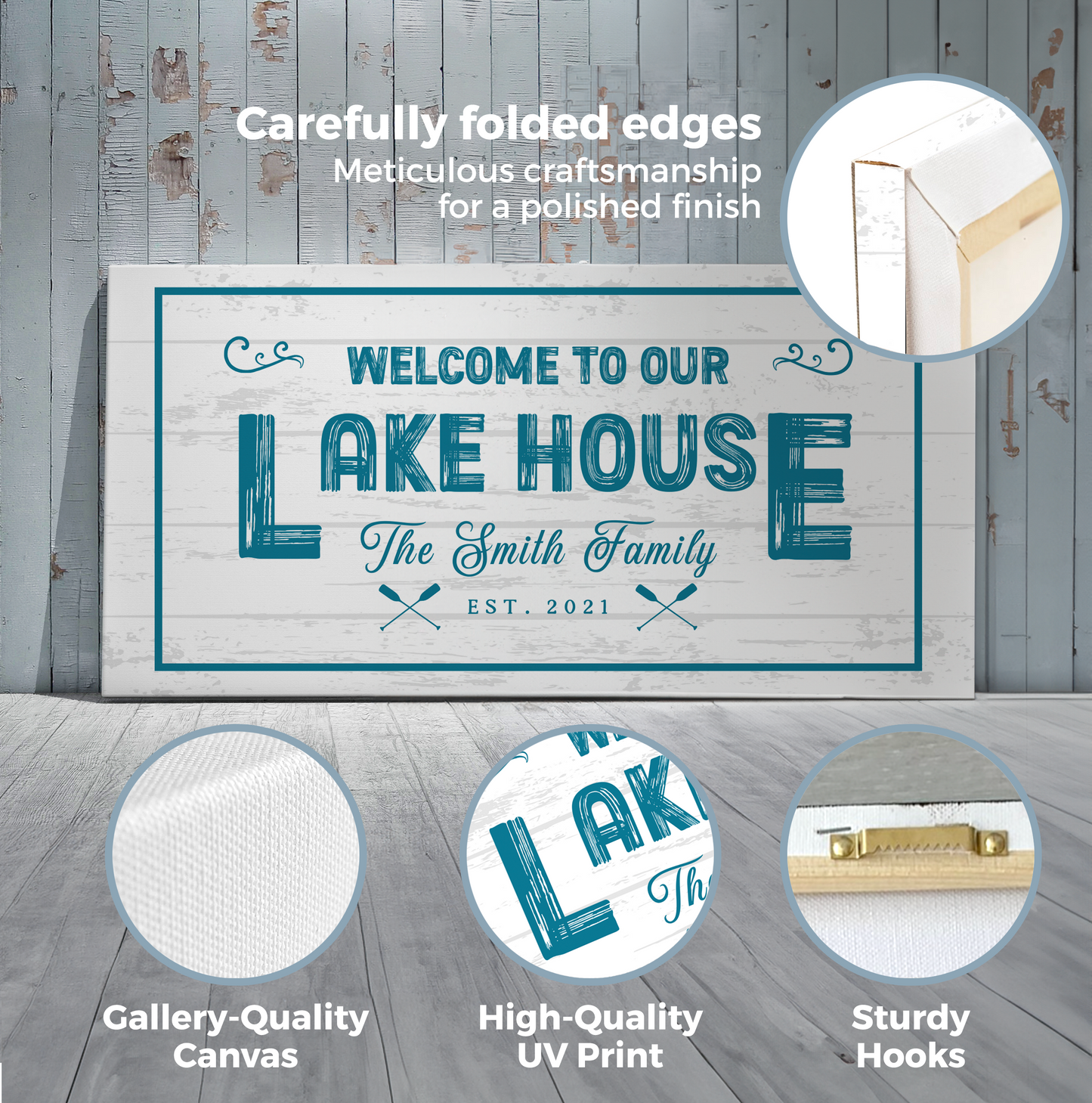 Lakehouse Canvas Signage