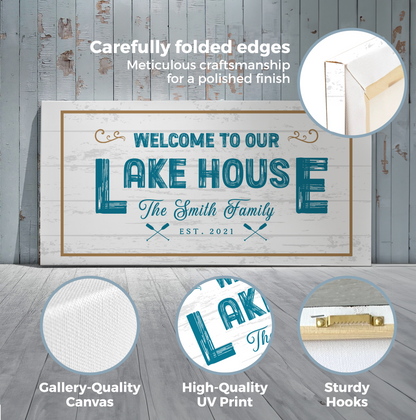 Lakehouse Canvas Signage II