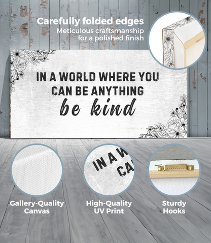 Be Kind Canvas (Free Shipping)