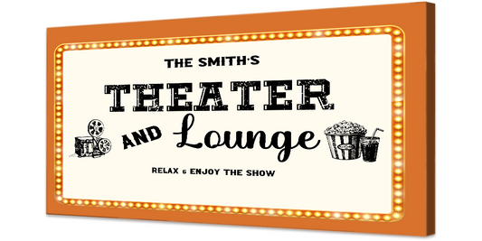 Theater and Lounge, Enjoy the Show Canvas