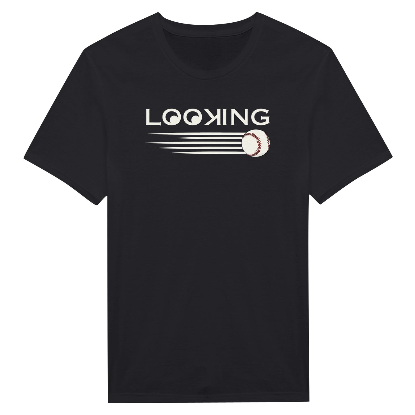 Looking - Black Baseball Classic Unisex Crewneck T-shirt