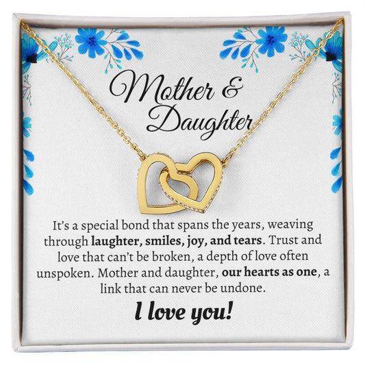 Mother and Daughter I Interlocking Hearts Necklace